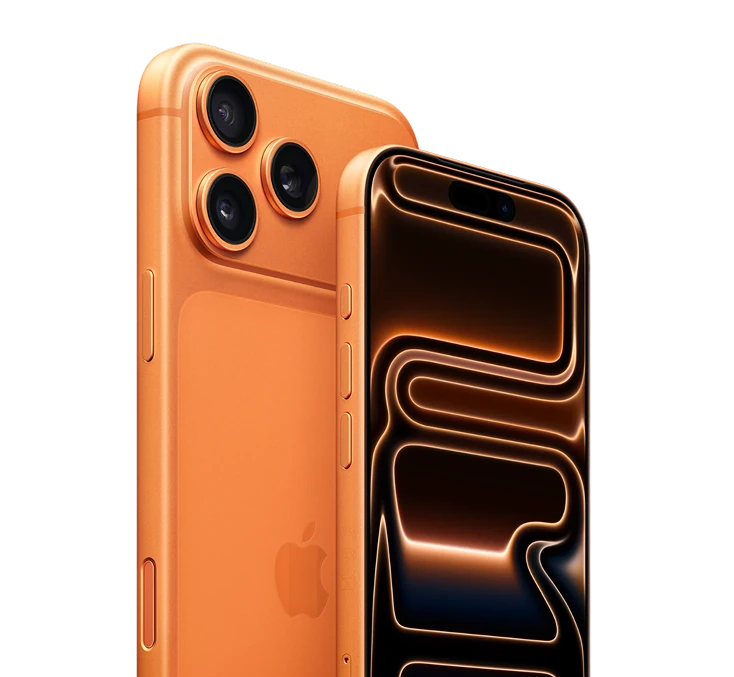 Оранжевые iPhone 17 Pro и iPhone 17 Pro Max