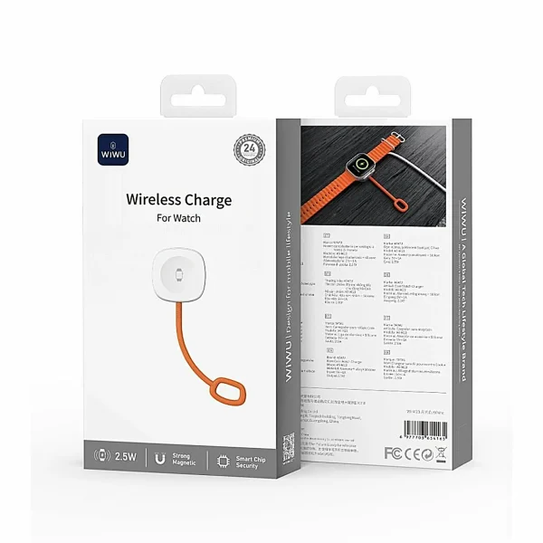 Беспроводное зарядное устройство Wiwu Wi-M23 для Apple Watch (White)
