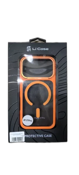 Накладка пластиковая Li case L06 для IPhone 17 Pro Max оранжевый