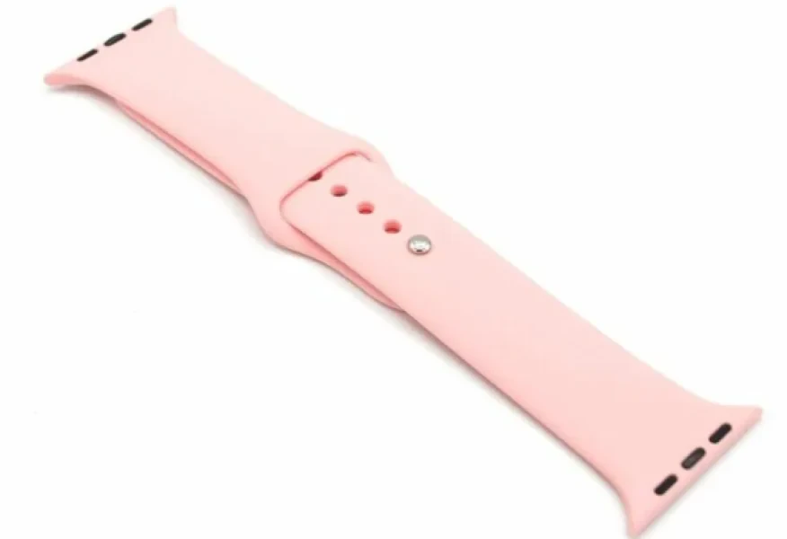 Ремешок силиконовый для Apple Watch 42/44/45/49 розовый