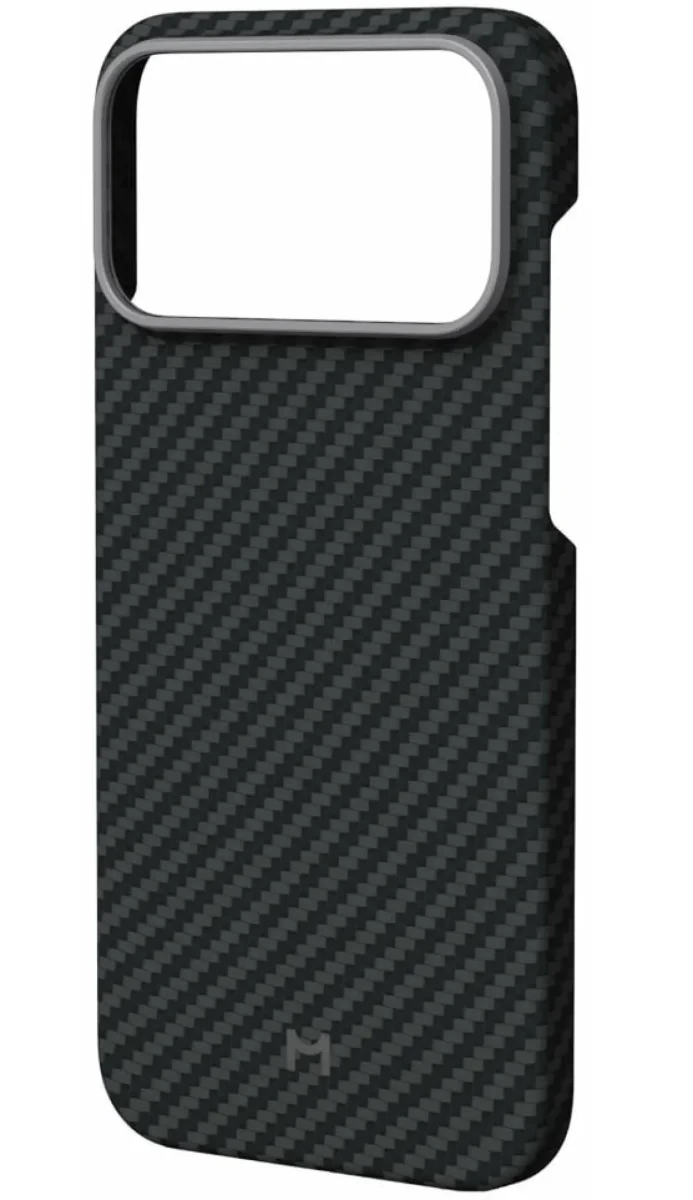 Чехол Magssory для iPhone 17 Pro Max, кевлар (арамид), с магнитами, совместимый с MagSafe (черный)