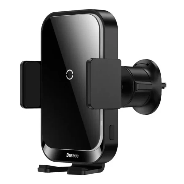 Автомобильный держатель Baseus Halo с беспроводной зарядкой (Black)
