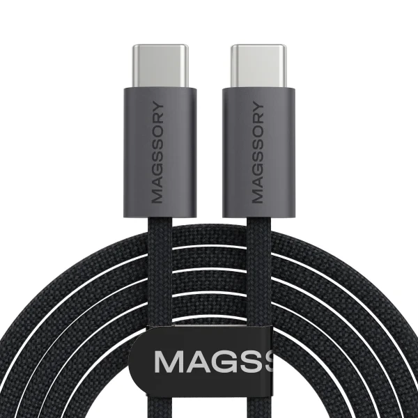 Кабель Magssory Line C 60W 2.4m USB-C Cable (темно-серый)