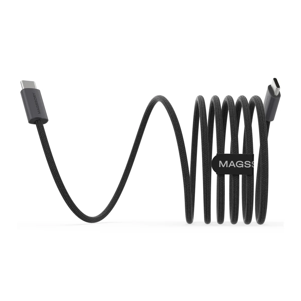 Кабель Magssory Line C 60W 2.4m USB-C Cable (темно-серый)