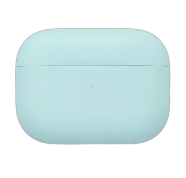 Пластиковый чехол для AirPods Pro 2 небесно-голубой
