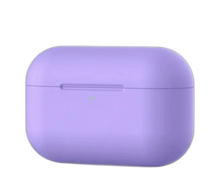 Пластиковый чехол для AirPods 4 лавандовый