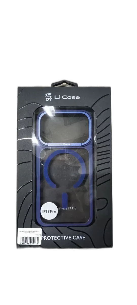 Накладка пластиковая Li Case L06 для iPhone 17 Pro Max синий