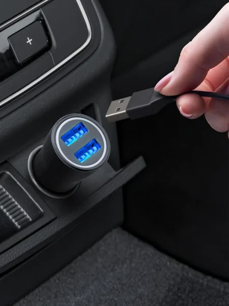 Автомобильное зарядное устройство Axxa 2233 2xUSB-A 12W (Black)