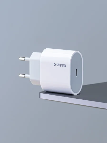 Адаптер Deppa USB-C 20W (White)