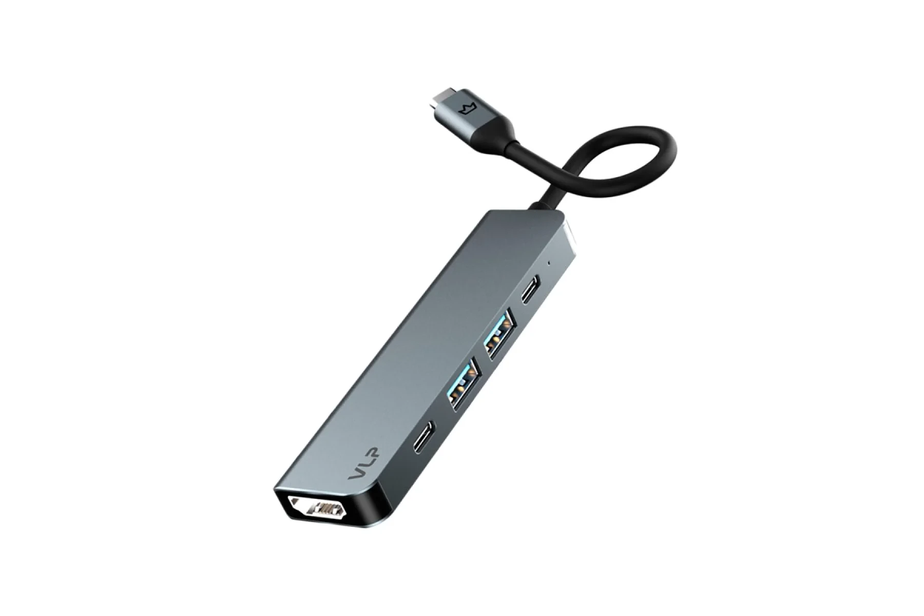 Адаптер VLP Infinity USB-C Hub 5 в 1, графит
