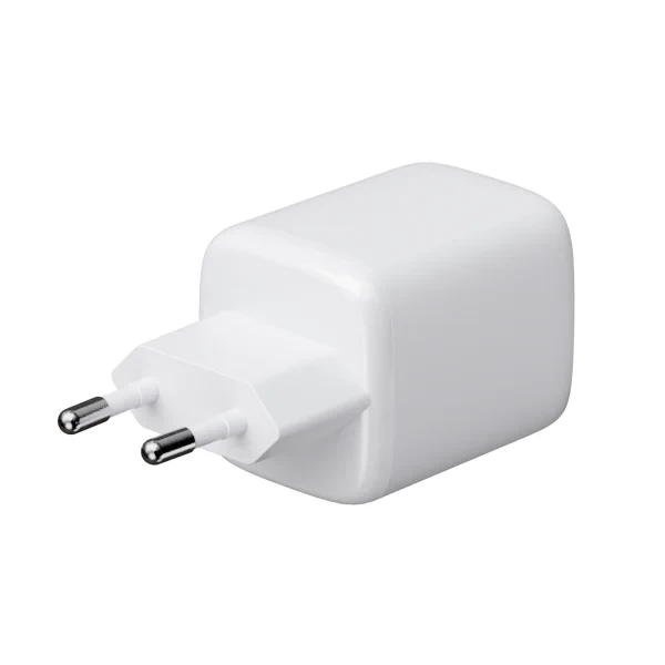 Адаптер Breaking P-21 GaN USB-C 45W с кабелем USB-C 1m (White)