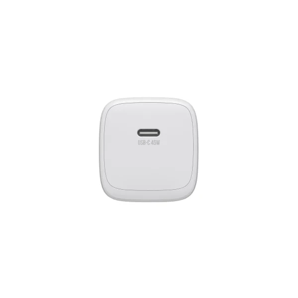Адаптер Breaking P-21 GaN USB-C 45W с кабелем USB-C 1m (White)