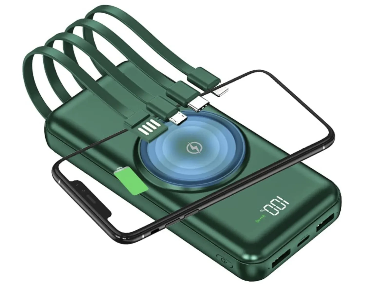 Внешний аккумулятор Wireless Fast Charging 20000mAh