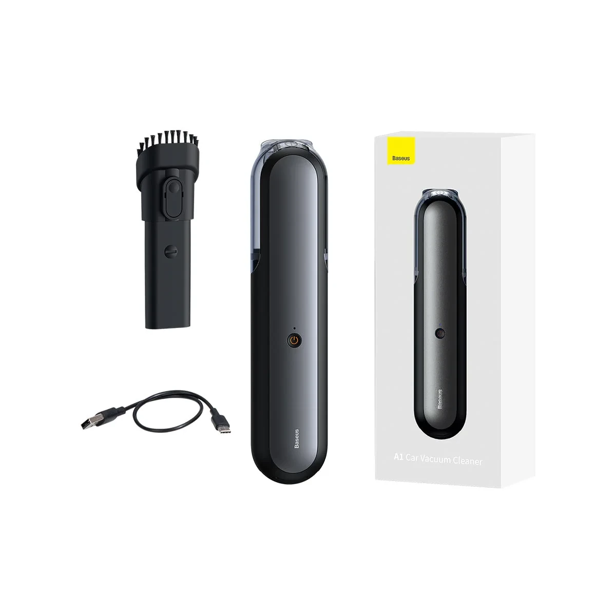 Автомобильный пылесос Baseus A1 Vacuum 4000Pa (Black)