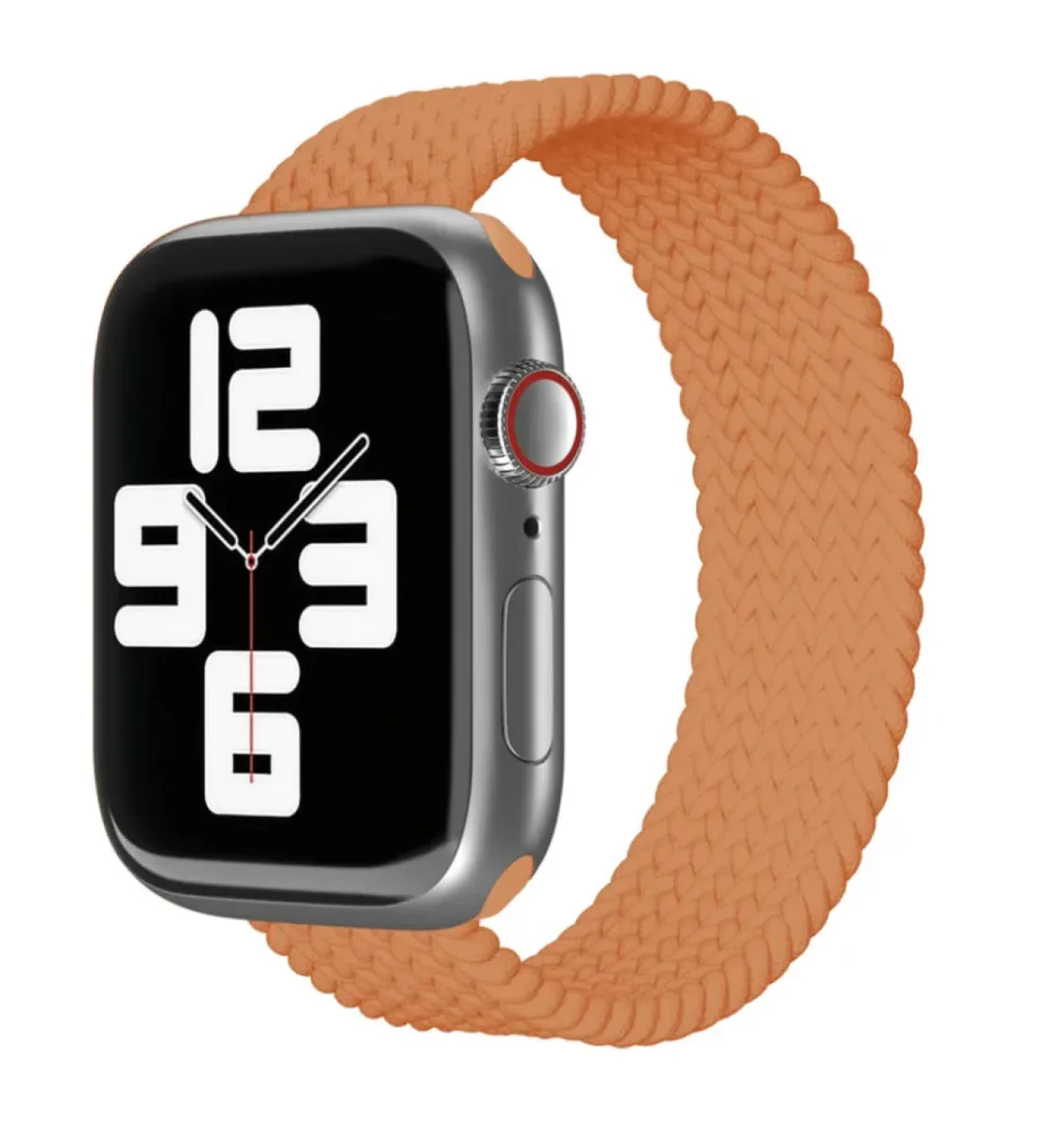 Ремешок нейлоновый плетёный VLP для Apple Watch 38/40/41, 2 шт оранжевый