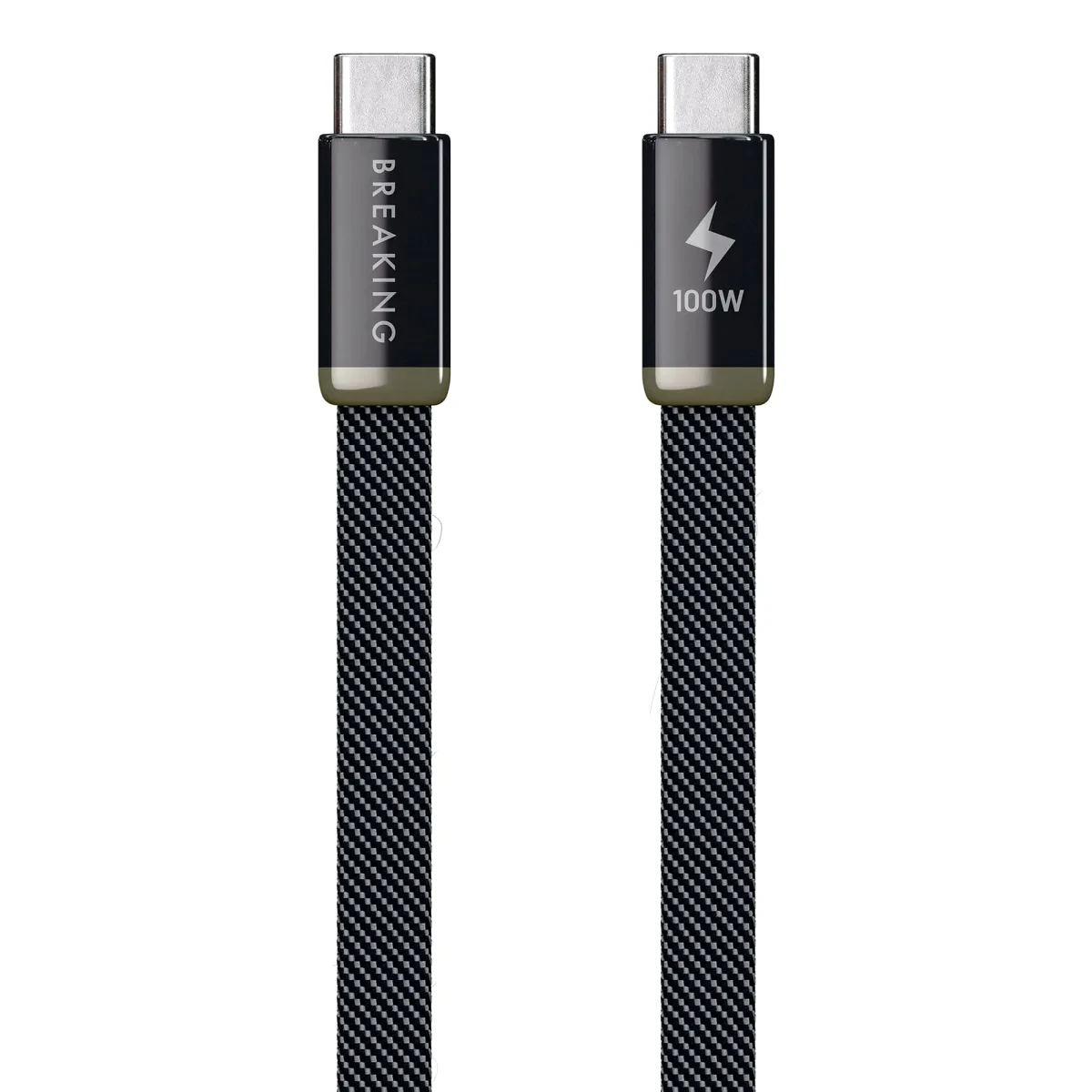 Кабель Breaking Neo USB-C - UCB-C 100W, 1m, черный