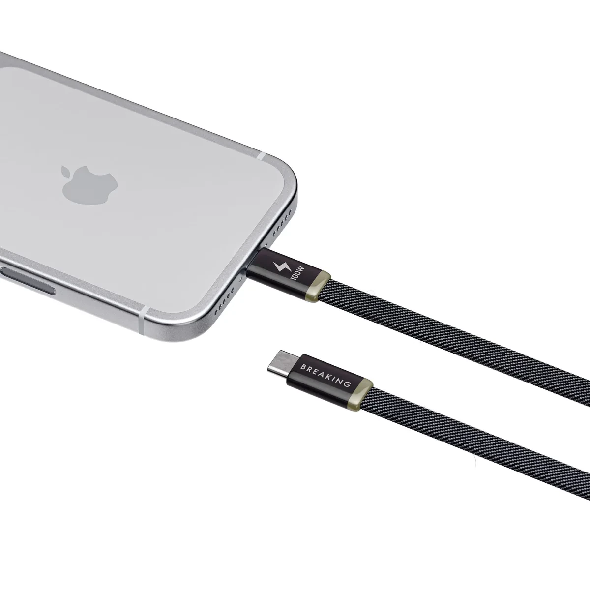 Кабель Breaking Neo USB-C - UCB-C 100W, 1m, черный