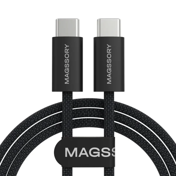 Кабель Magssory Line C 60W USB-C, 1,5 м (черный)