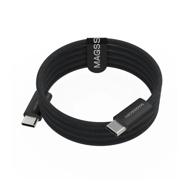 Кабель Magssory Line C 60W USB-C, 1,5 м (черный)
