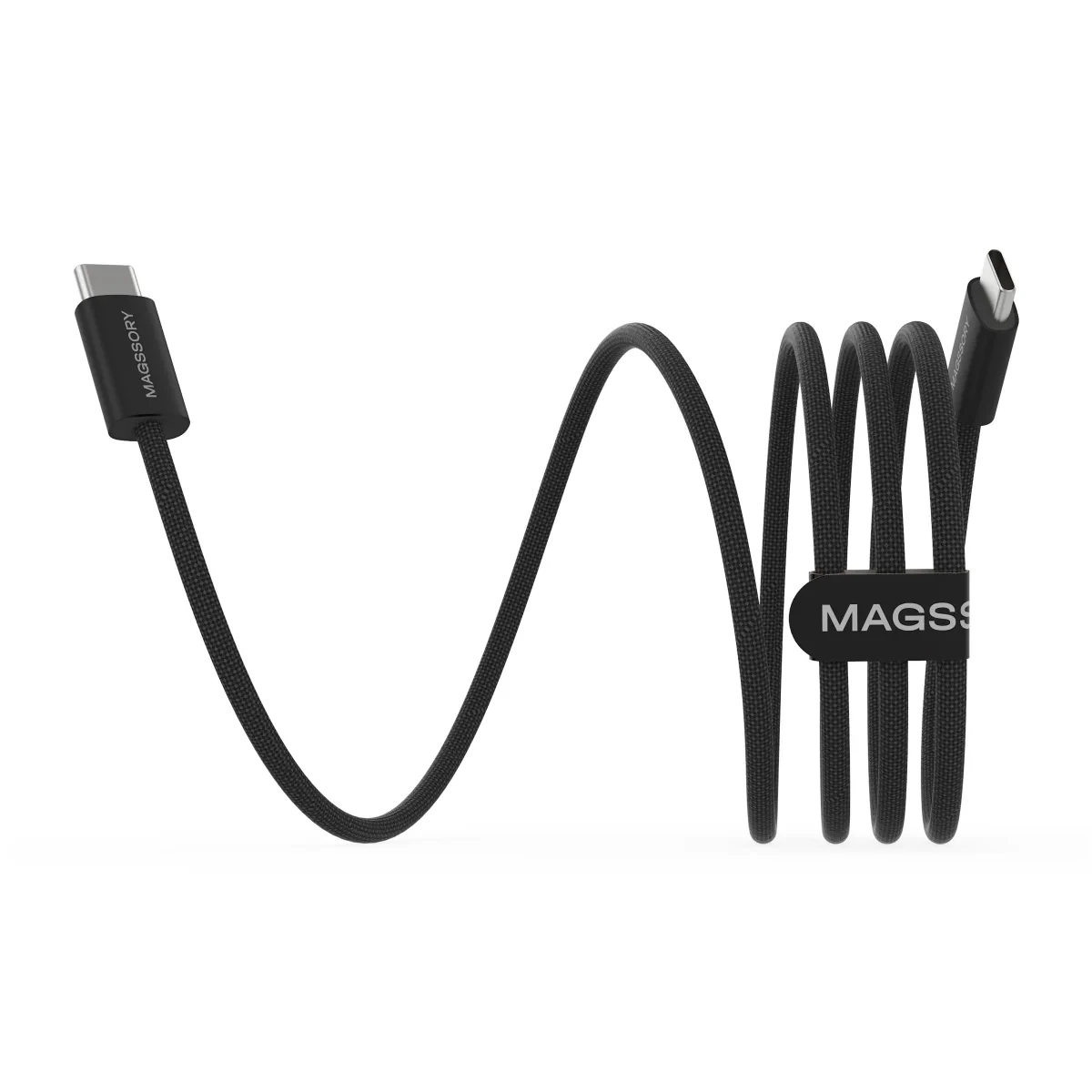 Кабель Magssory Line C 60W USB-C, 1,5 м (черный)