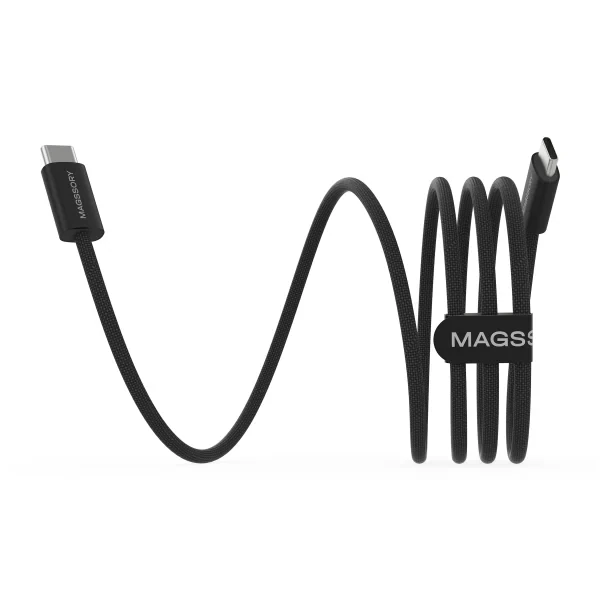 Кабель Magssory Line C 60W USB-C, 1,5 м (черный)