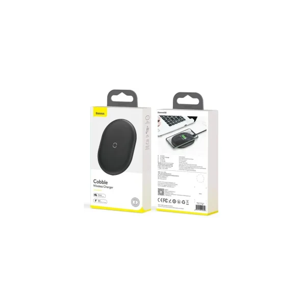 Беспроводное зарядное устройство Baseus Cobble 15W (Black)