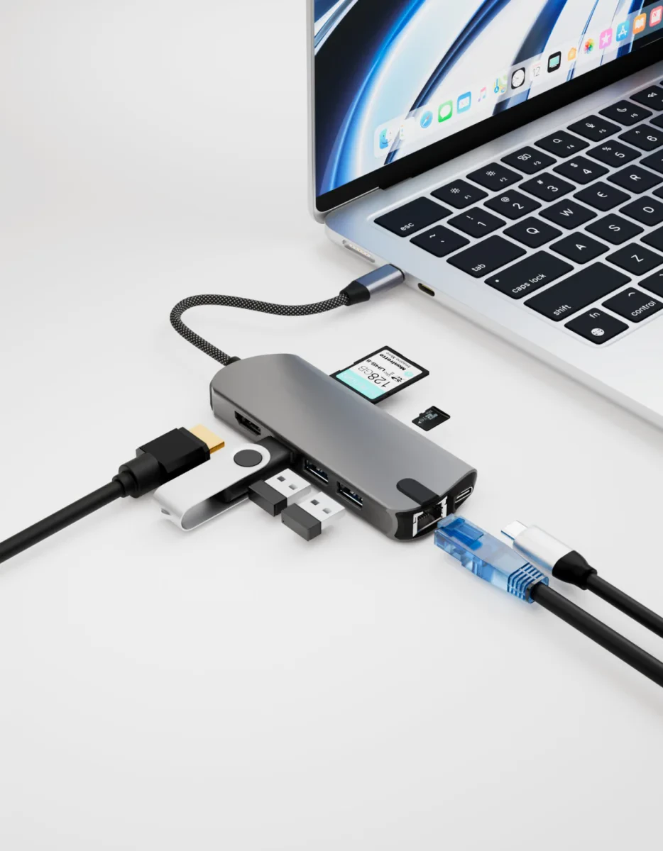 Переходник VLP USB-C Multiport Hub 8 в 1