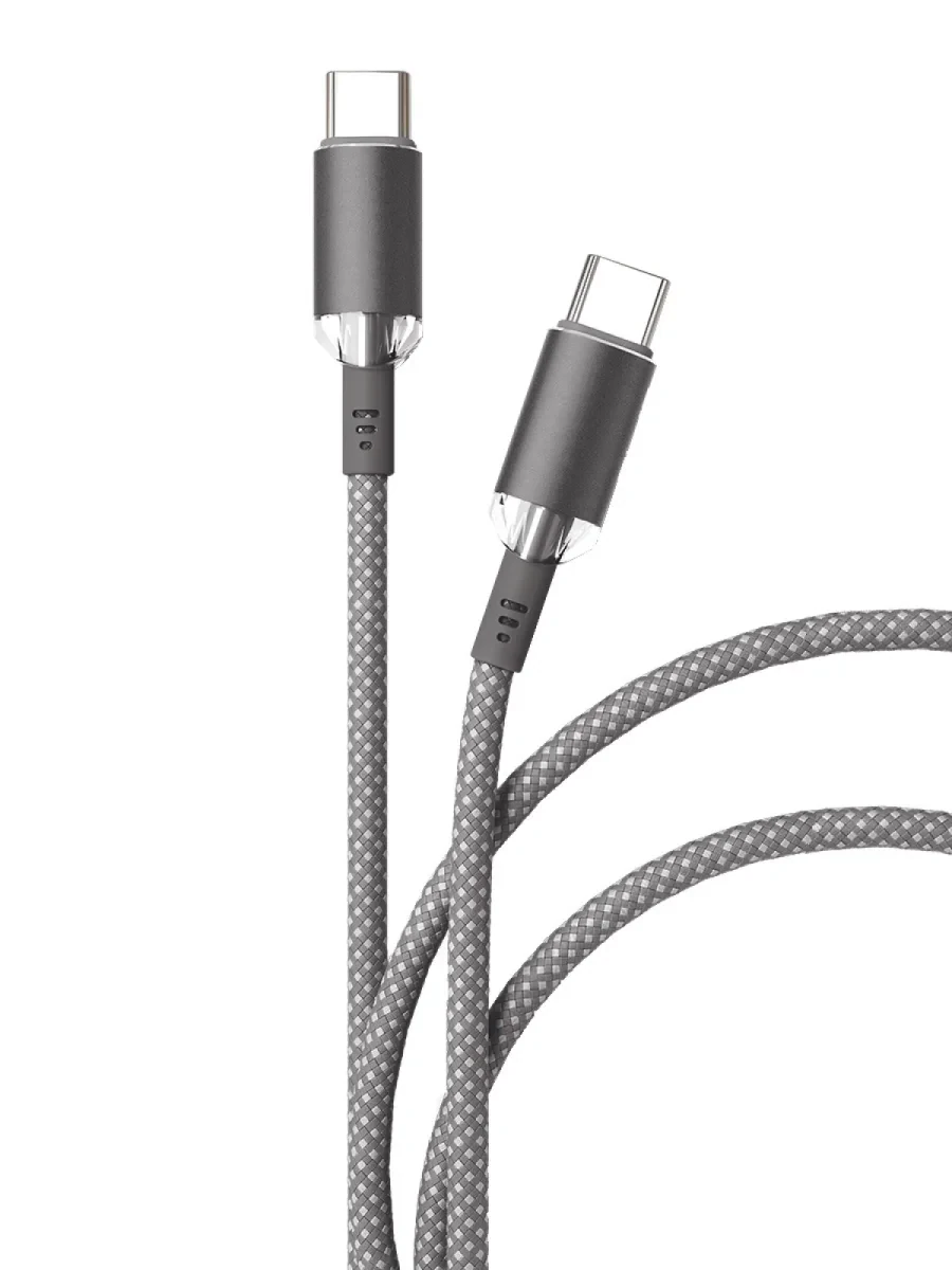 Кабель VLP Diamond USB-C - USB-C 1.2м , темно-серый
