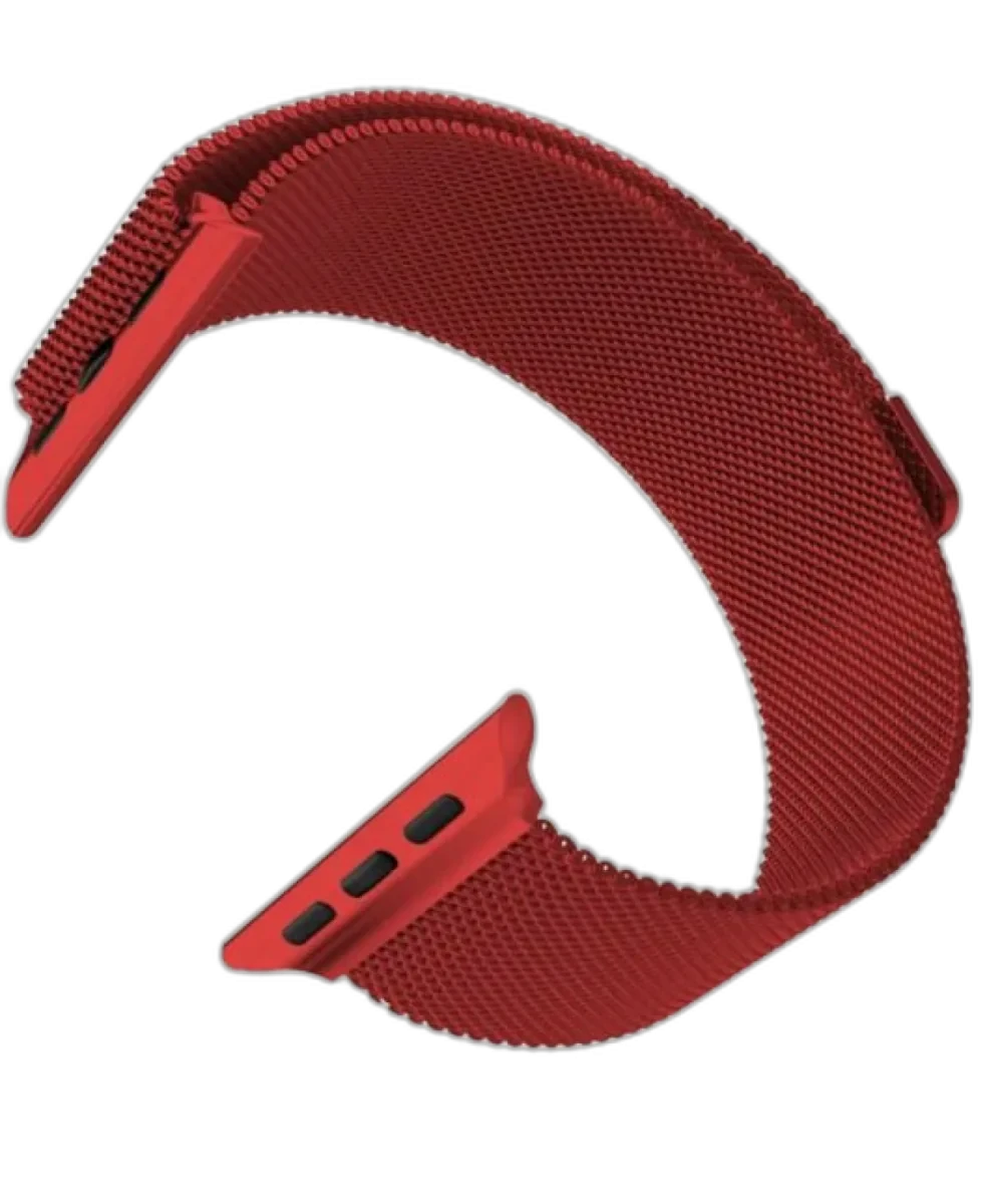 Ремешок миланская петля  для Apple Watch 38/40/41, красный