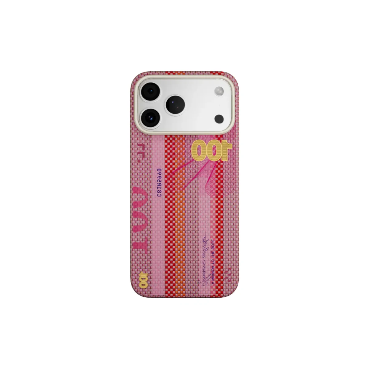 Чехол Airity Aramid Fiber A mirror to the soul для iPhone 17 Pro Max,Vermilion (MagSafe)