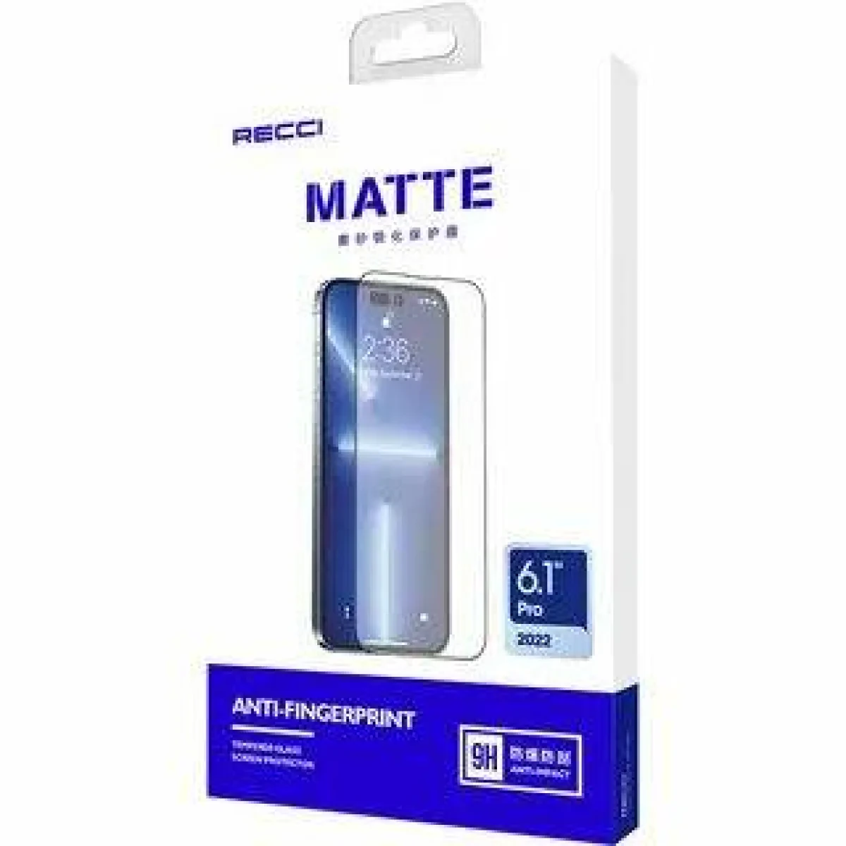 Защитное стекло Recci Matte 14 Pro Max