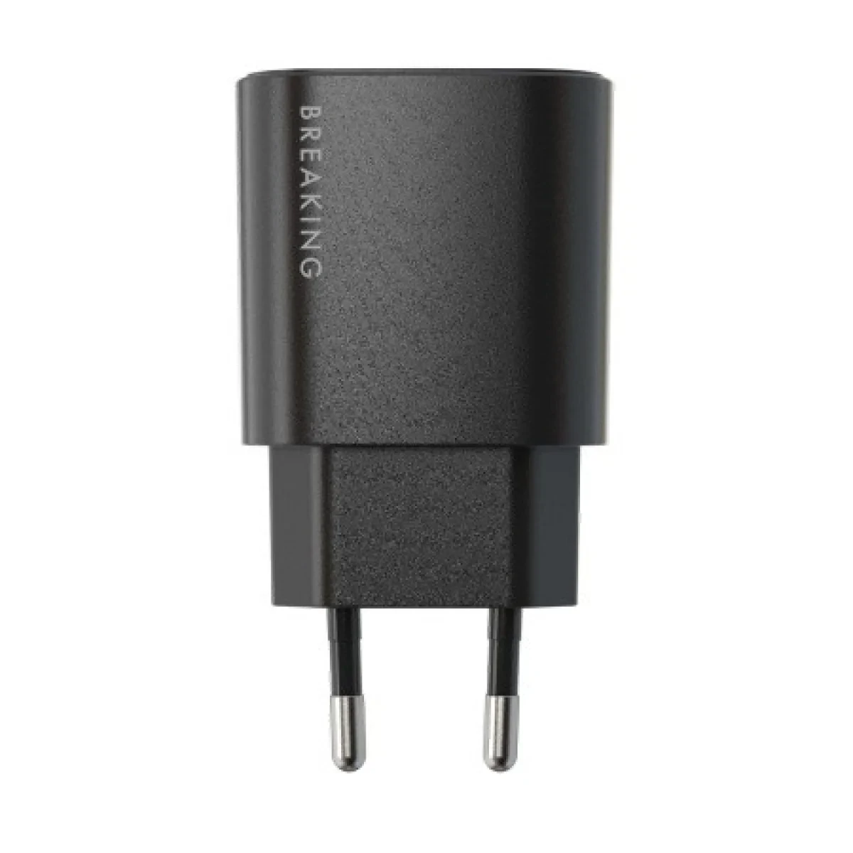 Адаптер Breaking P-08 USB-C 25W с кабелем USB-C 1m (Black)