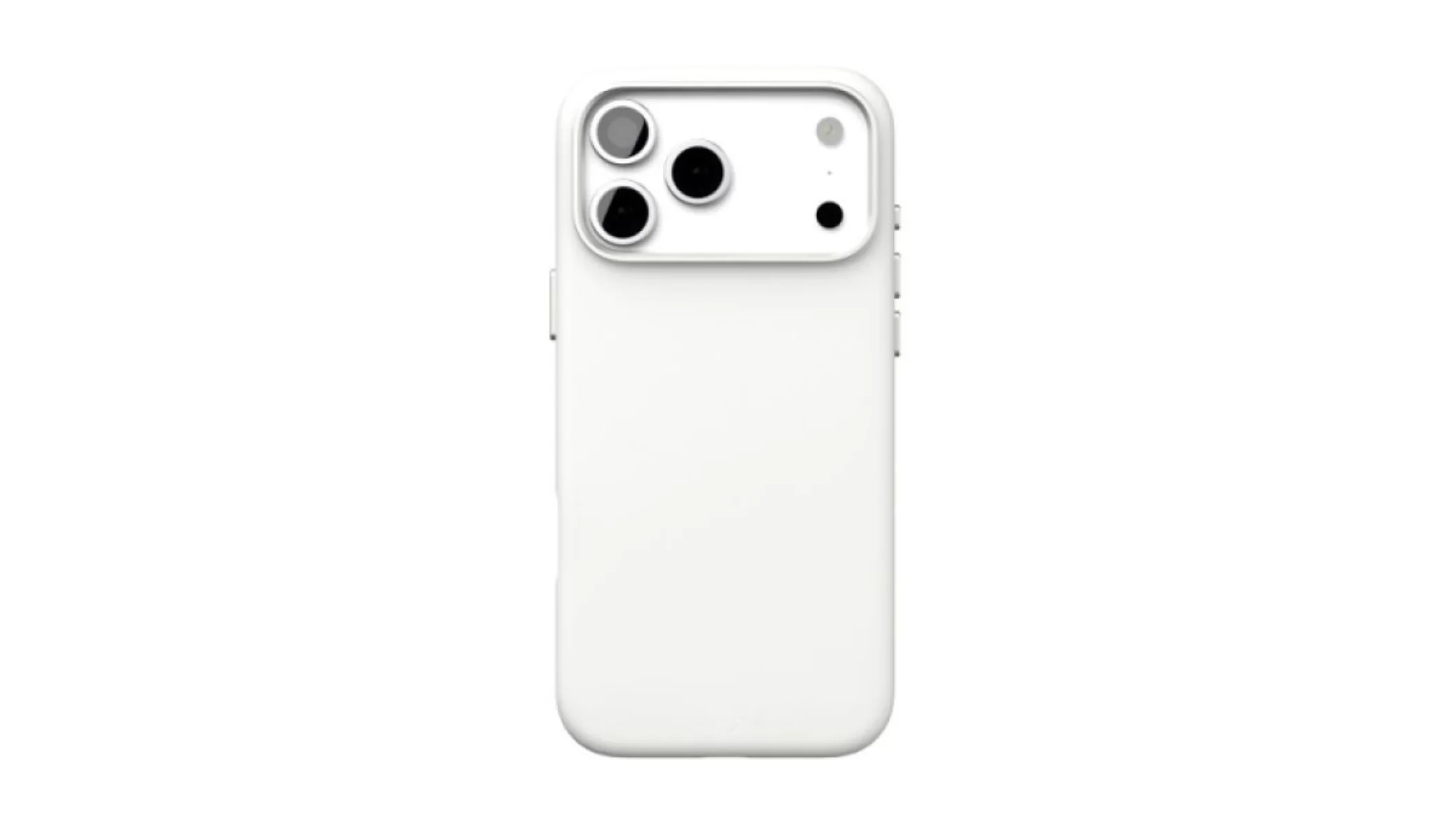 Чехол Silicone Case 17 Pro Max белый (без лого)