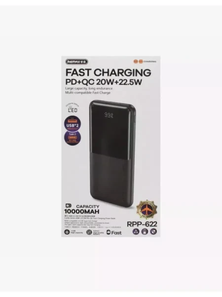 Внешний аккумулятор Remax RPP-622 10000mAh