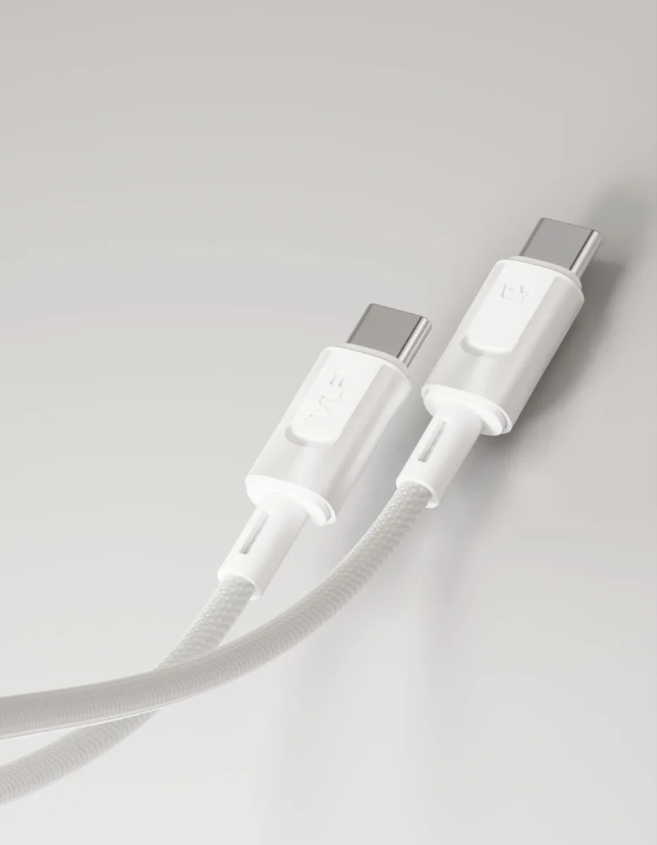 Кабель VLP Force Line USB-C - USB-C 100w, 1.2m, белый