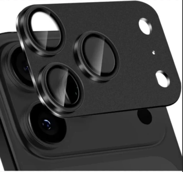 Защитное стекло для блока камеры Gerlax iPhone 17 Pro Black