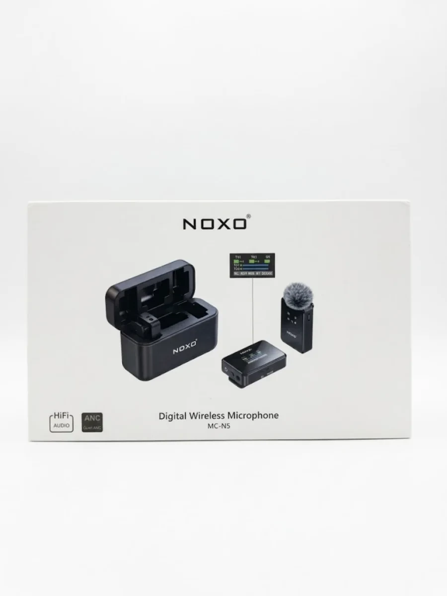 Микрофон петличный Noxo Wireless USB-C - Lightning - 3.5mm MC-N5