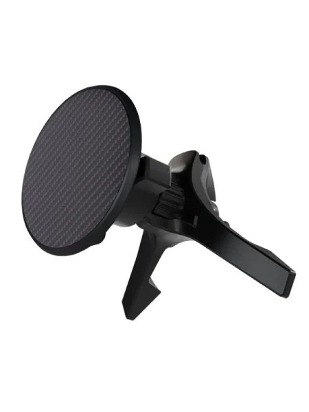 Автомобильный держатель VLP Carbon Mount MagSafe с беспроводной зарядкой (Black)