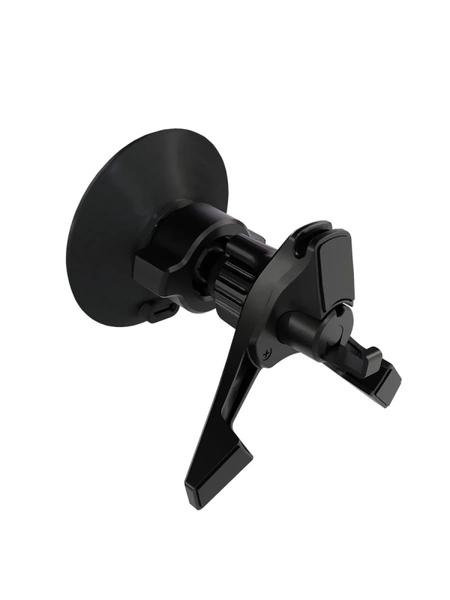 Автомобильный держатель VLP Carbon Mount MagSafe с беспроводной зарядкой (Black)