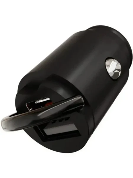 Автомобильное зарядное устройство VLP C-Power USB-A + USB-C 45W (Black)