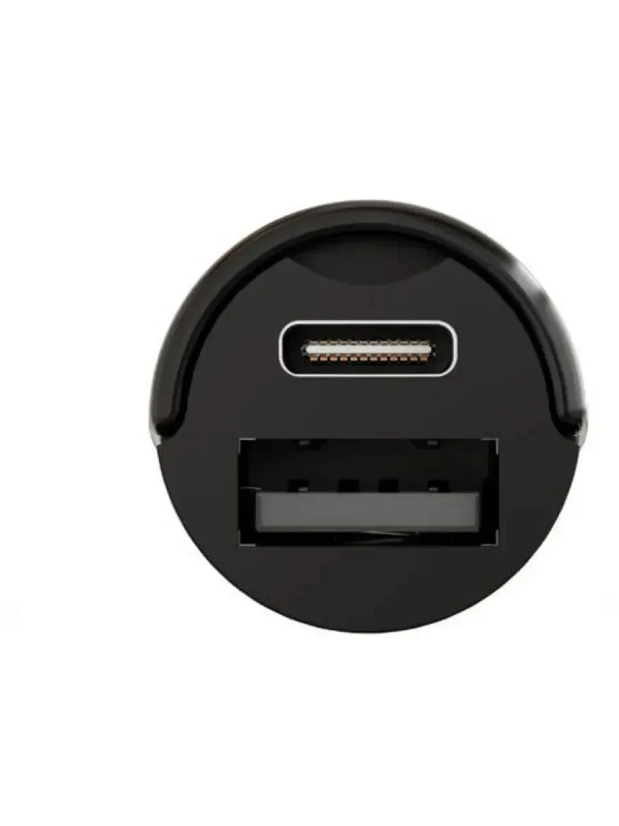 Автомобильное зарядное устройство VLP C-Power USB-A + USB-C 45W (Black)