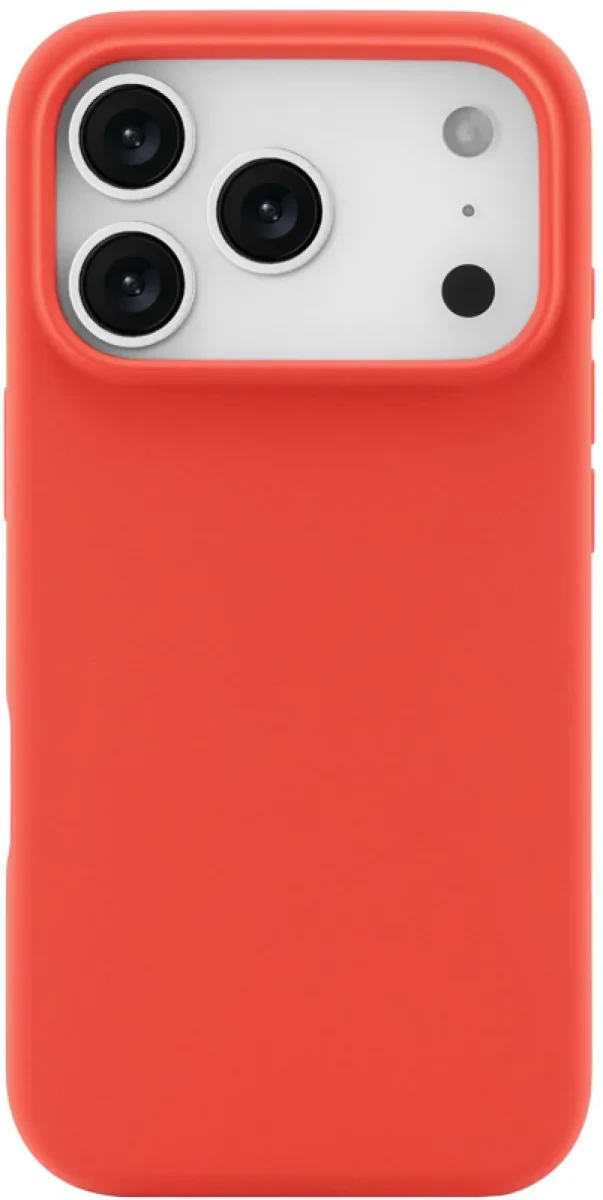 Чехол Silicone Case 17 Pro Max кораловый (без лого)