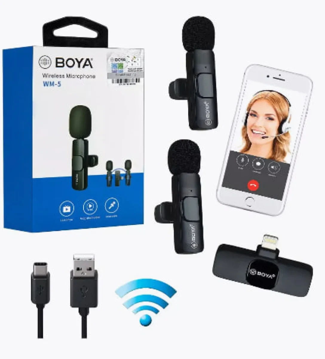 Микрофон накамерный BOYA WM-5 Lightning 2 MIC