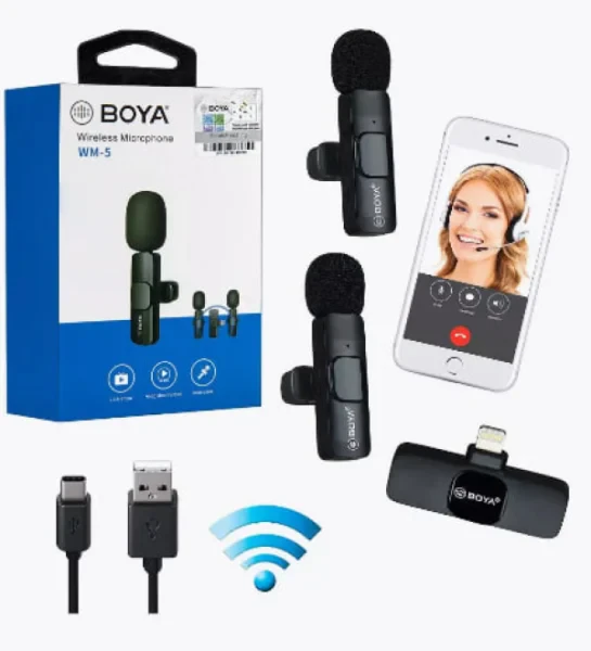 Микрофон накамерный BOYA WM-5 Lightning 2 MIC