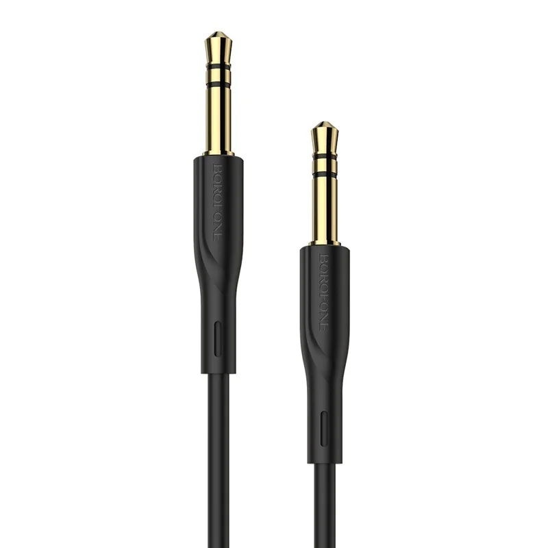 Кабель AUX Borofone BL1 Audiolink 3.5mm - 3.5mm 1m (Black)