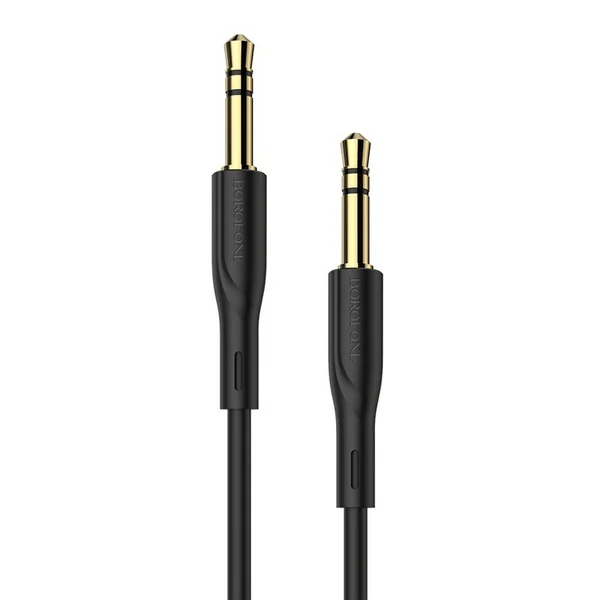Кабель AUX Borofone BL1 Audiolink 3.5mm - 3.5mm 1m (Black)