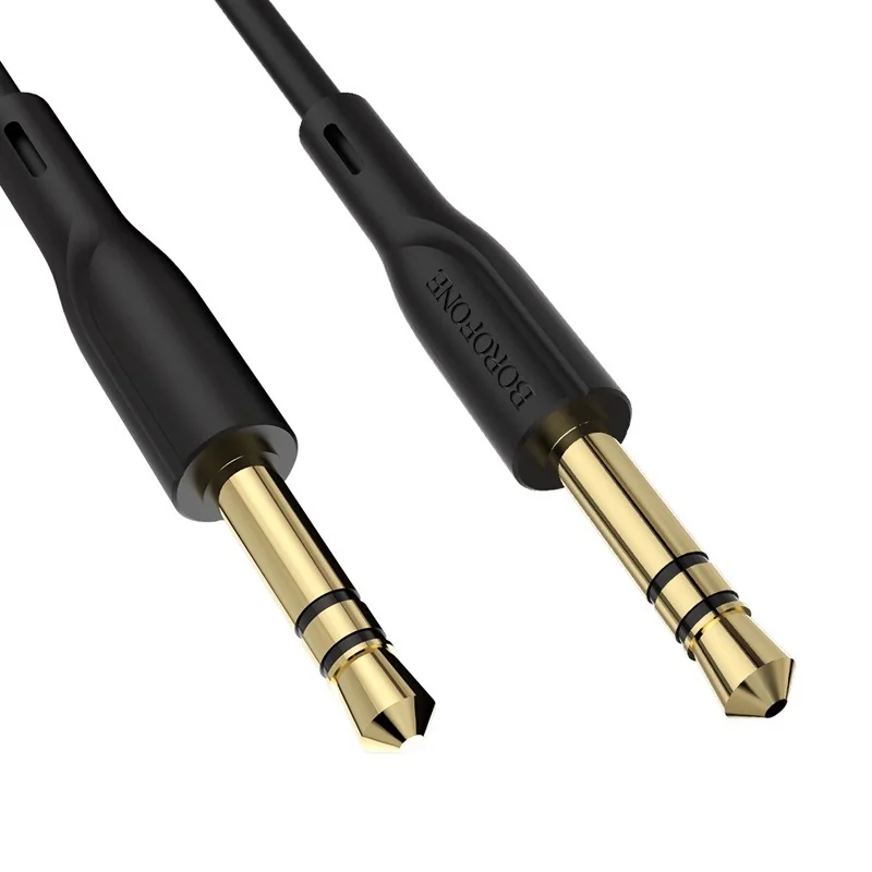 Кабель AUX Borofone BL1 Audiolink 3.5mm - 3.5mm 1m (Black)