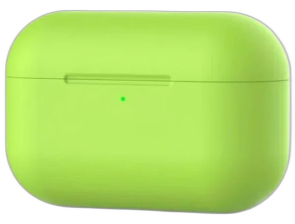 Пластиковый чехол для AirPods  4 светло-зеленый