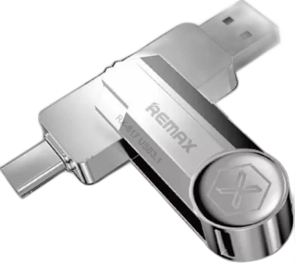 Флеш-карта Remax РХ-817 USB-A/USB-C Silver 64GB