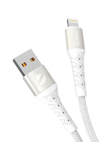 Кабель Deppa Armor USB-A - Lightning (1m)